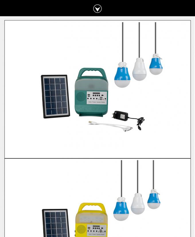 China Factory Product 5V Home Lighting Kit Power System Radio 3W 5W 10W Solar Light