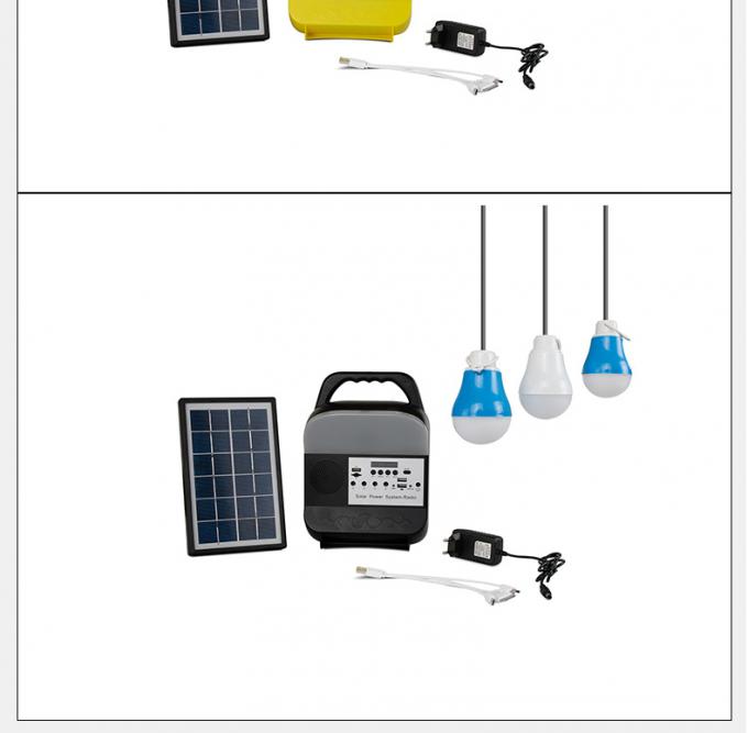 China Factory Product 5V Home Lighting Kit Power System Radio 3W 5W 10W Solar Light