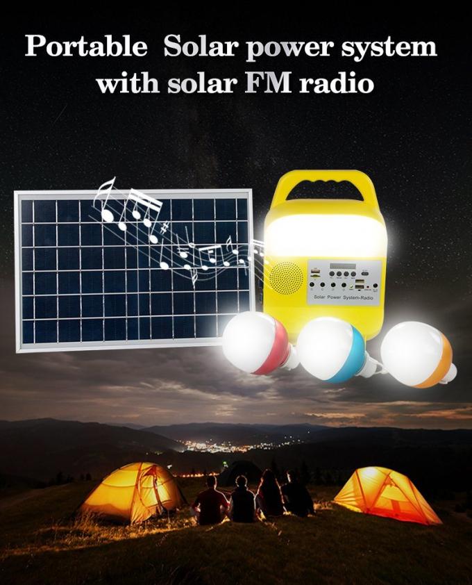 LED Solar Energy Lights 4/3 PCS Portable Radio Solar Light for Home/Outdoor Activities 2021 High Quality Bulbs