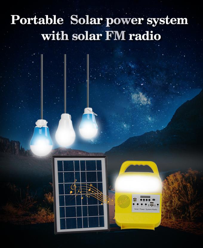 Solar Lighting Small System for Home Outdoor Camping Mobile Power Supply Car Lamp