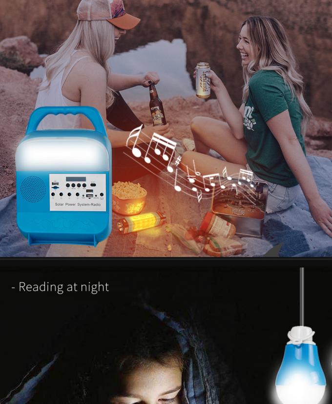 Solar Lighting Small System for Home Outdoor Camping Mobile Power Supply Car Lamp