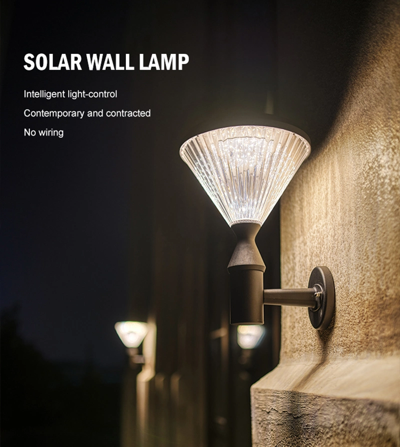 DC 6V High Brightness 5w Solar Wall Light Outdoor Wireless Safety Lamp SMD2835 0