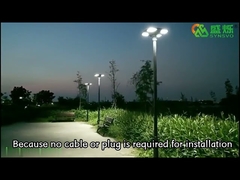 New Listed Outdoor Waterproof Clover LED Solar Street Lamp Solar Power Sensor Garden Lamp