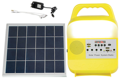 68-9W Solar Power Lighting Kit LED Bulbs Wall Portable Station Phone Charger SRE-689