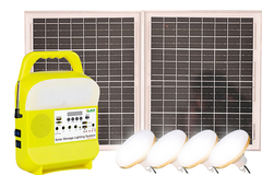 818 12V Portable Generator Home Lighting Solar Kit Energy Storage System Outside Solar Lights