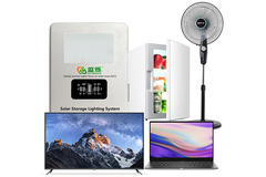 SRE938 12V Portable Solar Hybrid Inverter With Battery 6W*3pcs 50Hz